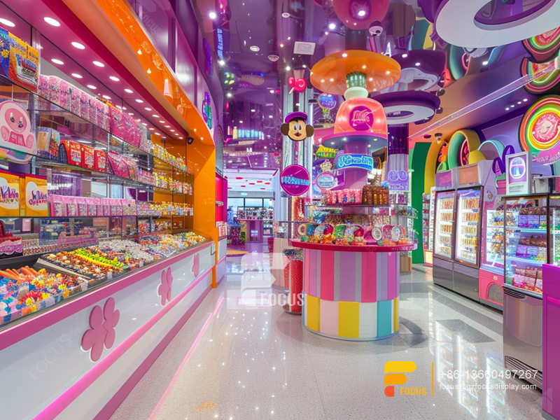 Gondola Candy Rack Snack Store Design Chocolate Shop