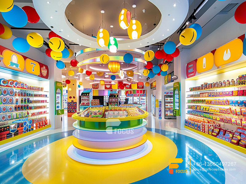 Candy Snack Shop Sugar Sweet Shop Chocolate Display Shelves