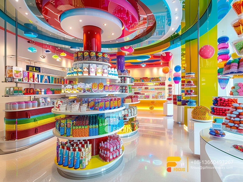 Christmas Candy Display Snack Store Design Chocolate Store