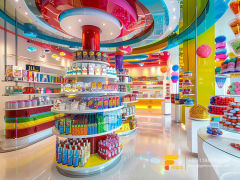 Christmas Candy Display Snack Store Design Chocolate Store