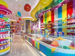 Candy Shop Stand Sweets Display Chocolate Shop Design