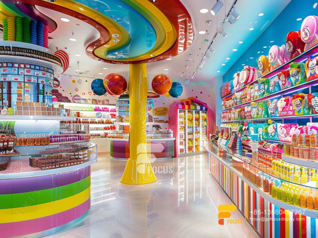 Candy Stand Display Lollipop Sweet Shop Chocolate Shop Decoration