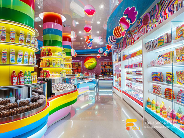 Candy Shelving Snack Store Design Chocolate Display
