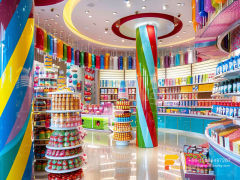 Candy Stand Display Lollipop Sweet Shop Chocolate Shop Decoration