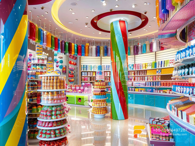 Candy Stand Display Lollipop Sweet Shop Chocolate Shop Decoration
