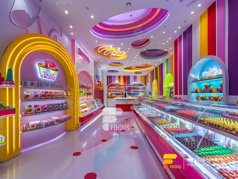 Candy Store Display Fixtures Sweet Shop Shelves Chocolate Shop Design