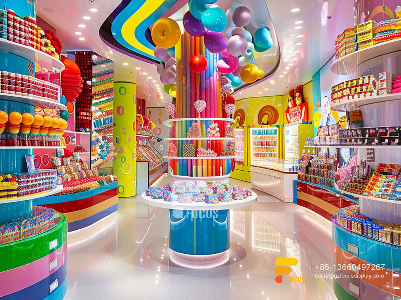 Christmas Candy Display Snack Store Design Chocolate Store