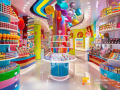 Christmas Candy Display Snack Store Design Chocolate Store