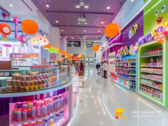Cotton Candy Display Rack Design Chocolate Shop Chocolate Shop Design