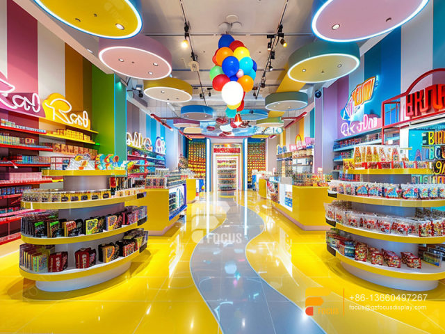 Snack Store Design Chocolate Display Cases Sweet Counter Display