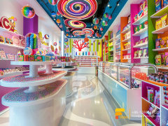 Candy Display Shelving Chocolate Shops Sweet Shop Counter Design