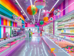 Candy Store Display Cases Chocolate Counter Sweet Shop Design