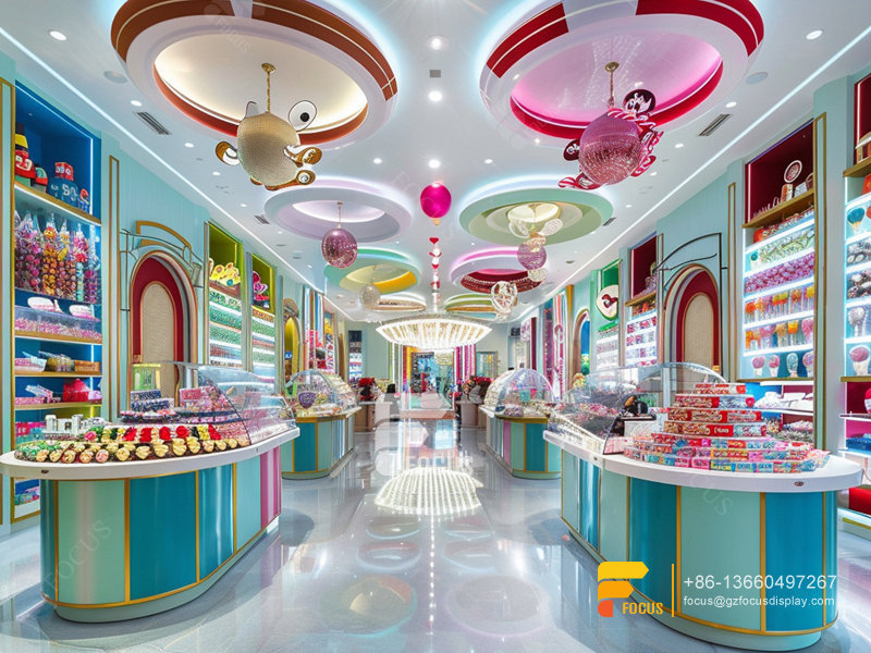 Sweet Display Stand Design Chocolate Shop Nuts Shop Decor