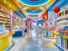 Snack Wall Display Design Chocolate Shop Sweet Shop Shelving