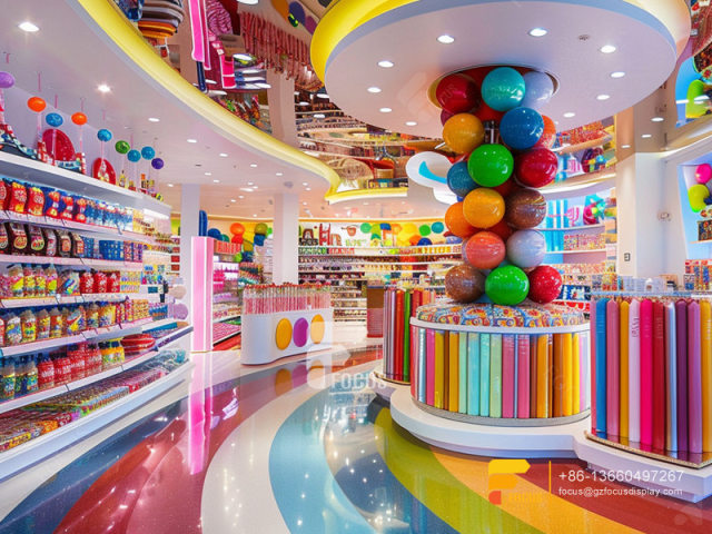 Candy Shelving Snack Store Design Chocolate Display