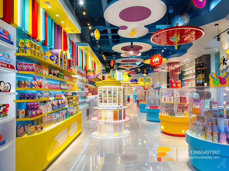 Snacks Shop Design Chocolate Display Cases Sweet Shop Shelving