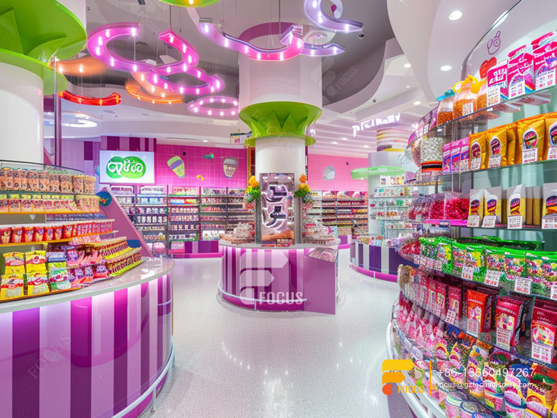 Snack Rack Display Design Chocolate Shop Sweet Store