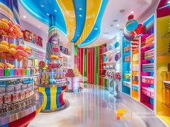 Candy Shelving Snack Store Design Chocolate Display