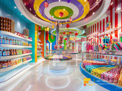 Candy Cabinets Modern Sweet Shop Interior Design Chocolate Display Shelves