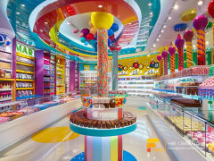 Custom Candy Stands Snack Display Shelf Sweet Store