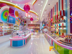 Custom Snack Shops Modern Sweet Shop Counter Design