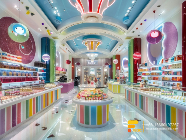 Mix Sweet Shop Chocolate Display Counter Nuts Shop Decor