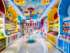 Candy Snack Shop Sugar Sweet Shop Chocolate Display Shelves
