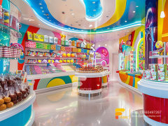 Candy Interior Design Sweet Shop Display Counter Shelving