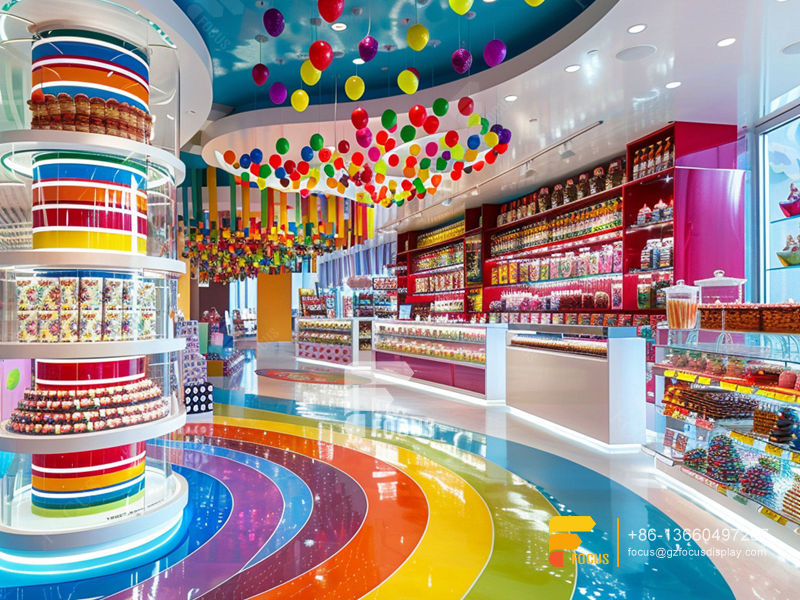 Candy Shelving Displays Chocolate Stores Sweet Shop Counter Design