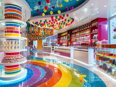 Candy Shelving Displays Chocolate Stores Sweet Shop Counter Design