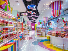 Custom Chocolate Candy Display Sweet Shop Interior Design