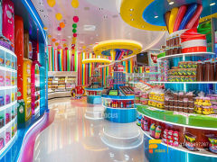Candy Display Rack Sweet Shop Designs Chocolate Shelf