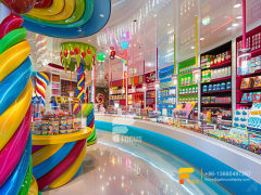 Bulk Candy Fixtures Snack Display Case Chocolate Showcase