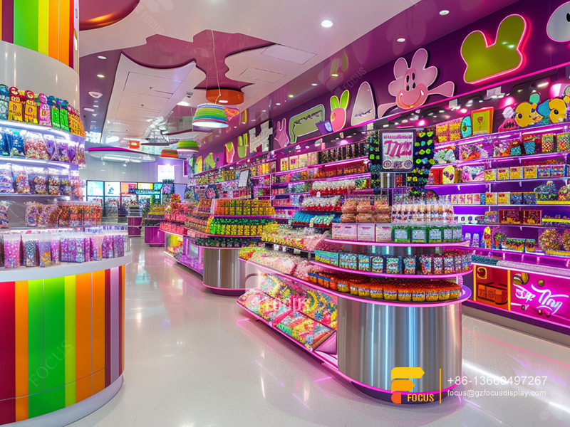 Candy Store Display Fixtures Sweet Shop Shelves Chocolate Shop Design