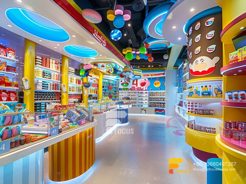 Snack Racks Display Candy Store Fixtures Sweets Shop