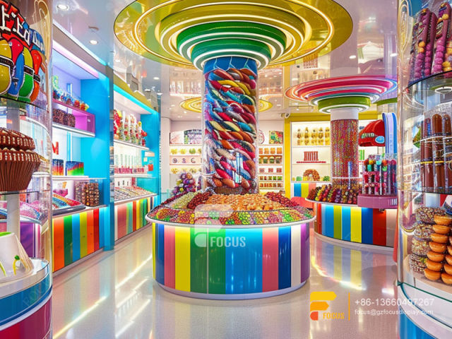Custom Candy Box Display Mix Sweet Shop Chocolate Rack