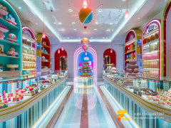 Lollipop Sweet Shop Snacks Rack Chocolate Display Case