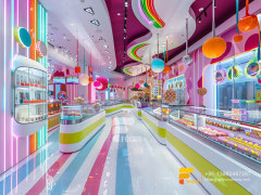 Candy Shop Displays Modern Sweet Shop Chocolate Glass Counter