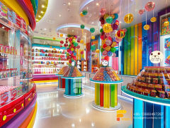 Custom Candy Display Stand Chocolate Stores Snack Counter