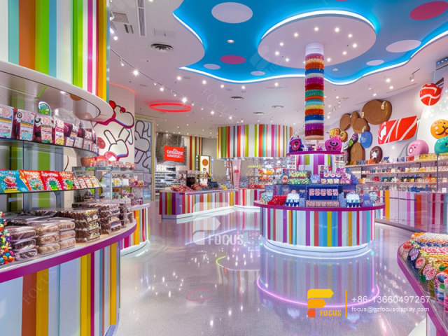 Gondola Candy Rack Snack Store Design Chocolate Shop
