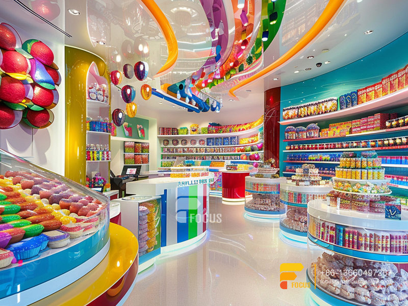 Bulk Candy Displays Snack Store Design Chocolate Rack