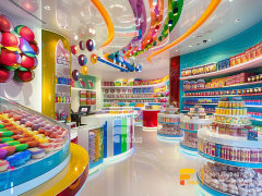 Bulk Candy Displays Snack Store Design Chocolate Rack