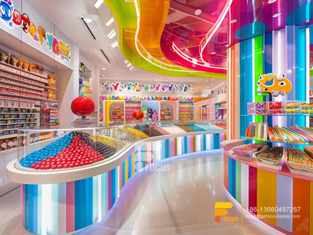Bulk Candy Displays Snack Store Design Chocolate Rack