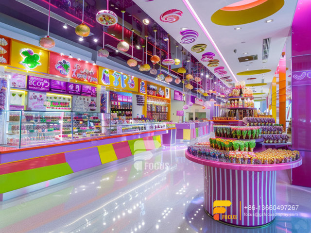 Cotton Candy Tree Display Design Chocolate Shop Sweets Shop