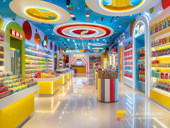 Counter Snack Display Chocolate Shops Sweet Shop Shelving