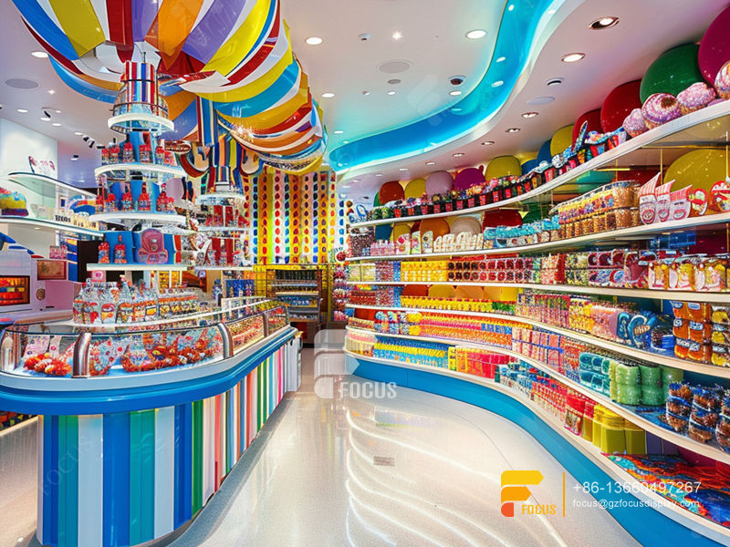 Candy Display Cases Sweet Shop Interior Design Chocolate Glass Counter