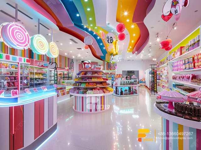 Cotton Candy Tree Display Design Chocolate Shop Sweets Shop
