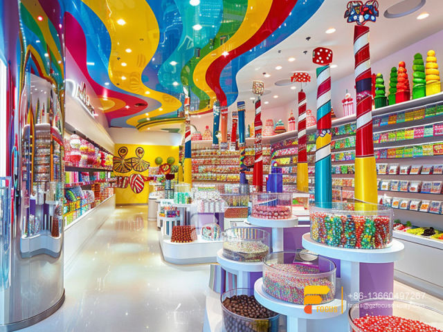 Bulk Candy Displays Snack Store Design Chocolate Rack