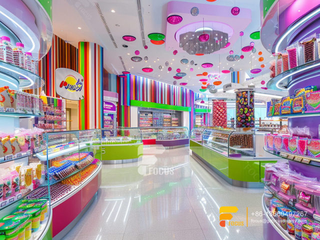 Bulk Candy Display Fixtures Sweet Shop Interior Design Chocolate Showcase