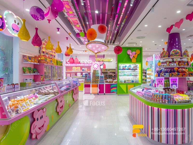 Cotton Candy Display Rack Design Chocolate Shop Chocolate Shop Design
